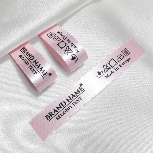 étiquettes textiles imprimées